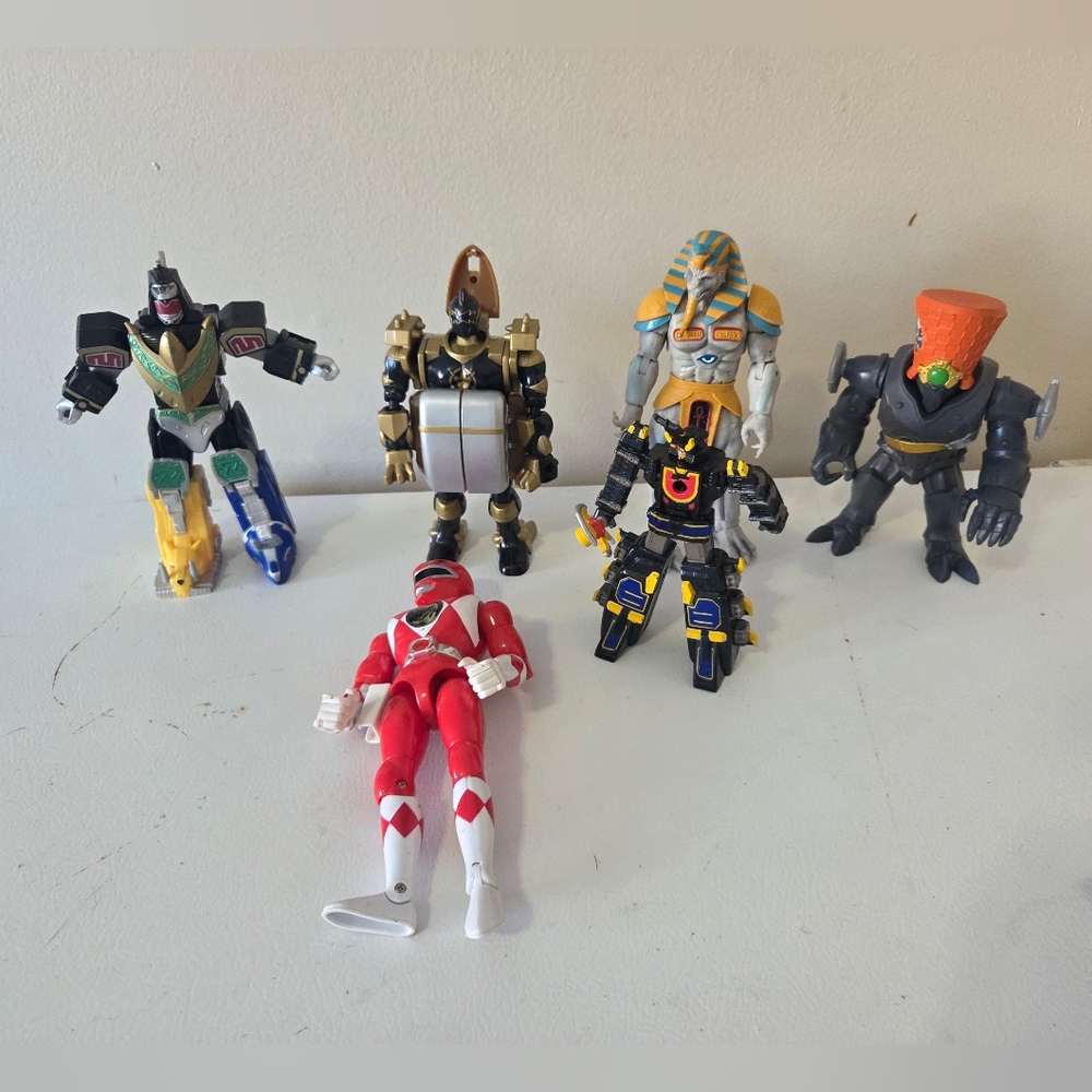Power Rangers Action Figure Set Of 6